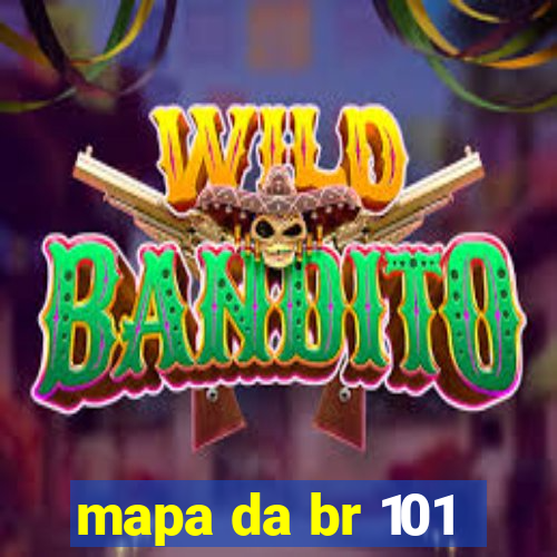 mapa da br 101